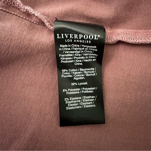 NWT Liverpool Classic Frayed Hem Denim Jacket Size 2X - Picture 6 of 6